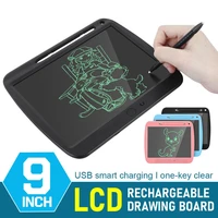 cartoon drawing board mini lcd writing tablet 9 inches doodling calligraphy handwriting pads kids