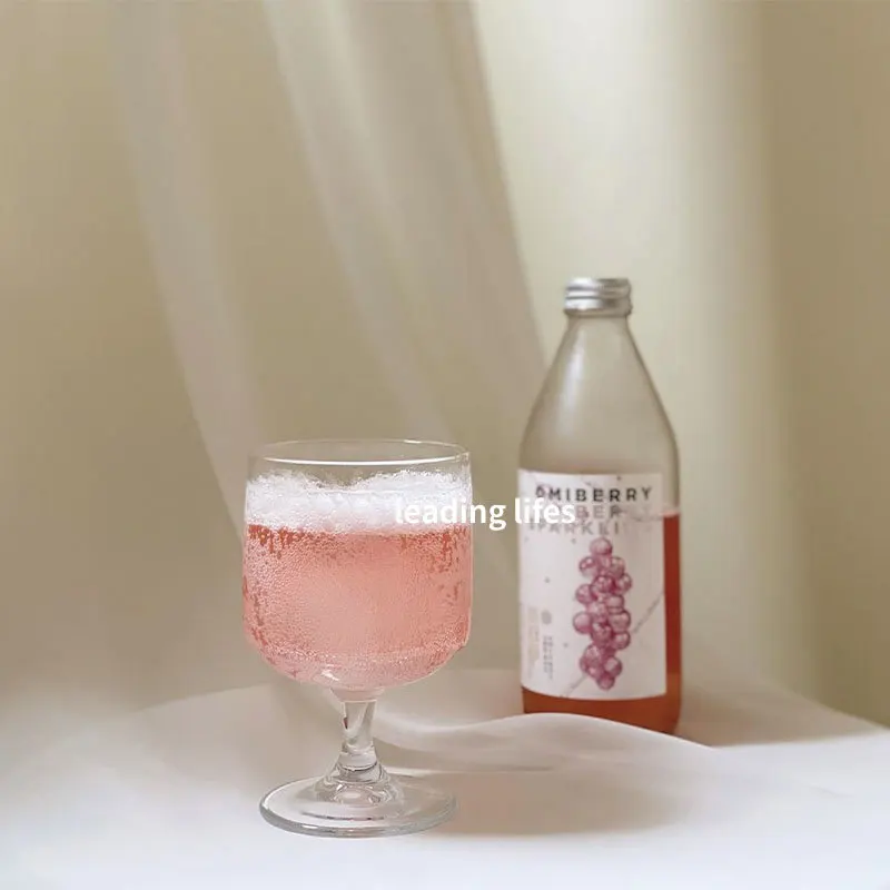 Стеклянный напиток десертные стеклянные чашки Скандинавское стекло es чашка Ins