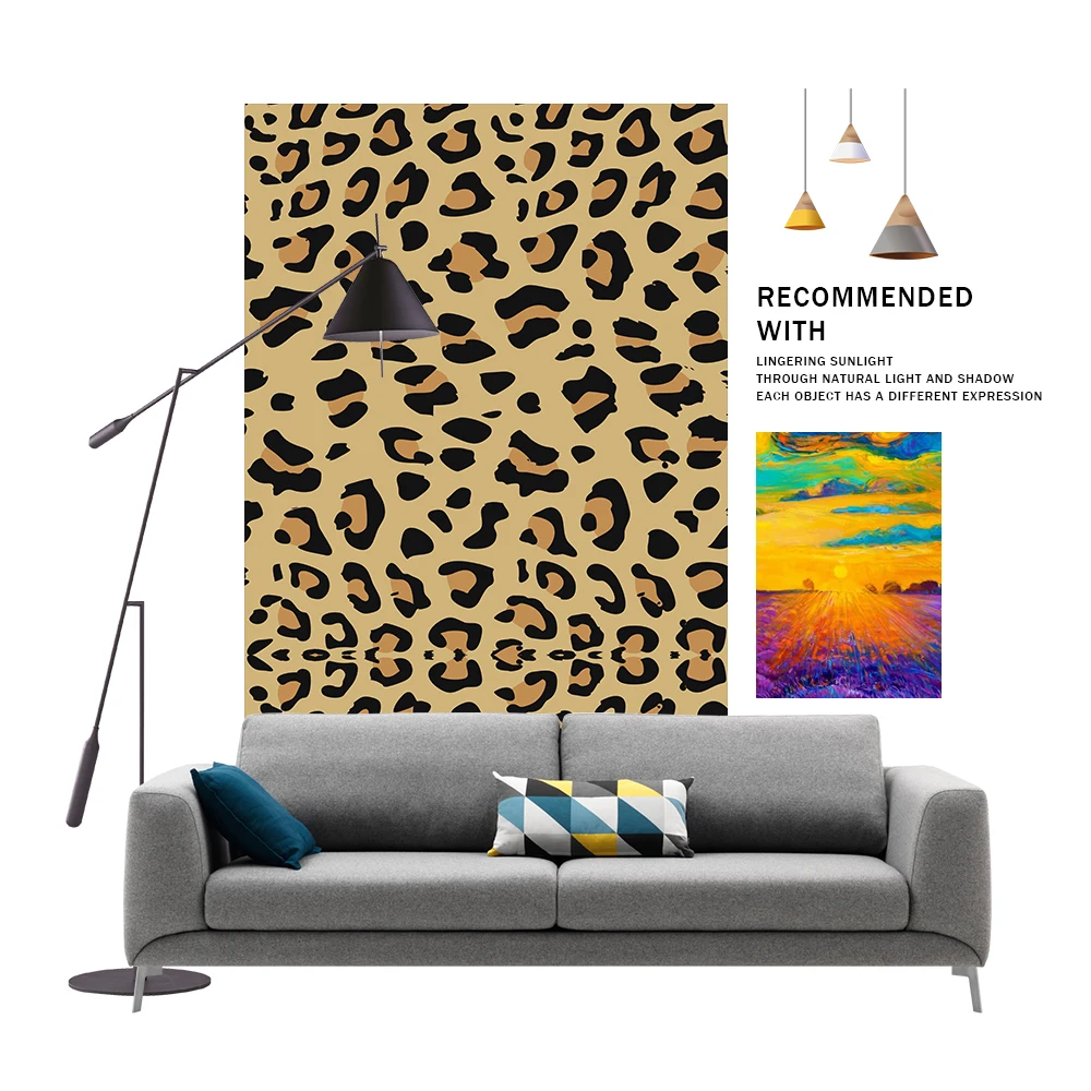 

Geometric Leopard Printed Carpets Area Rugs For Living Room Bedroom Home Decor Parlor Carpet Door Floor Decoartive Mat Tapete