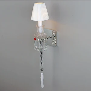 Настенный светильник баккара, Хрустальный зеркальный передний светильник для ванной комнаты, макияжа, современные настенные бра для спальни, гостиной