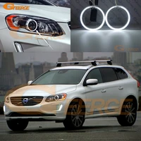 for volvo xc60 2014 2015 2016 2017 facelift xenon headlight excellent ultra bright ccfl angel eyes halo rings kit