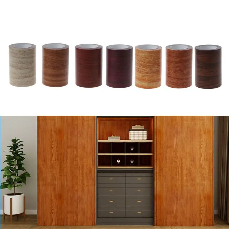 Реалистичная деревянная нашивка для ремонта 3 &quotx15 'лента текстурированная