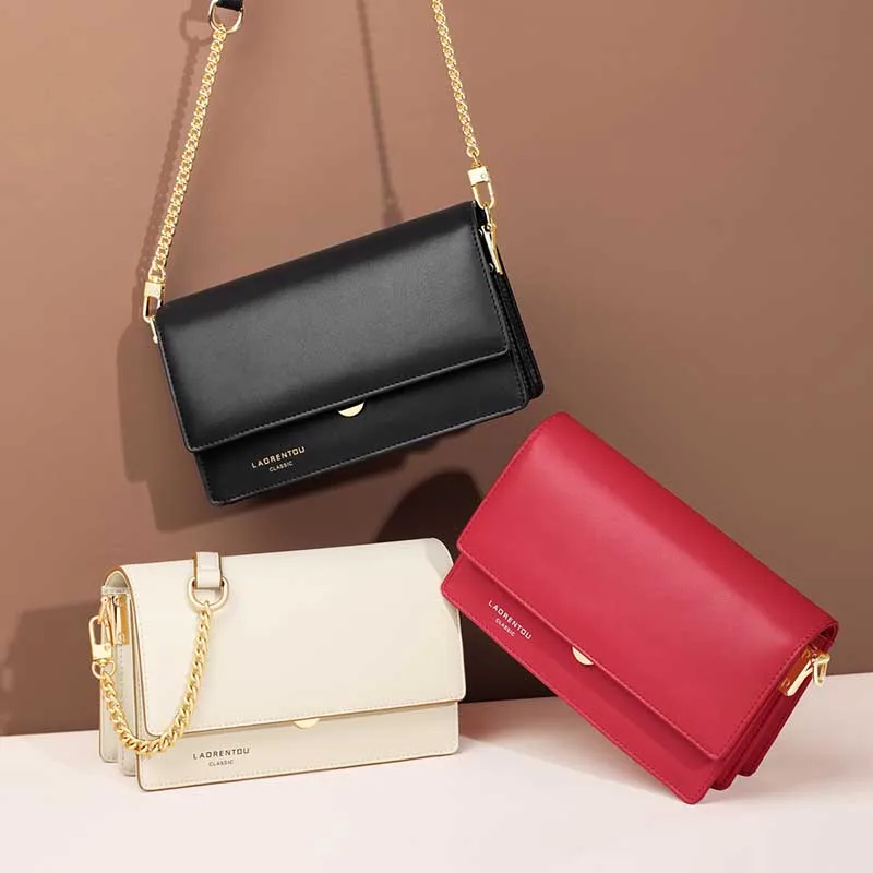 Сумка на плечо LAORENTOU Женская спилок сумочка кросс-боди мессенджер летняя