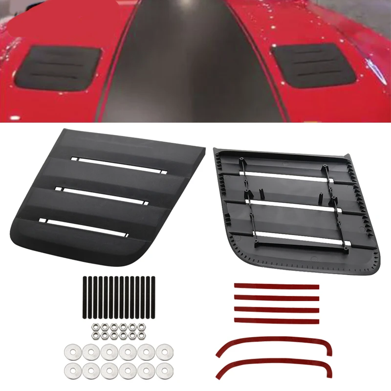 Высокое качество ABS крышка автомобиля Черный воздухозаборник отделка панели