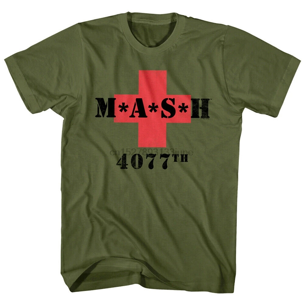 Мужская футболка MASH 4077th Medic squron Red Cross армейская Военная Alda Nicki Minaj скидка |