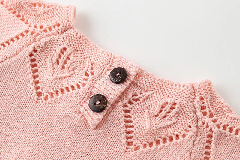 2020 г. Весенне-осенняя одежда для малышей вязаный новорожденных комбинезон с