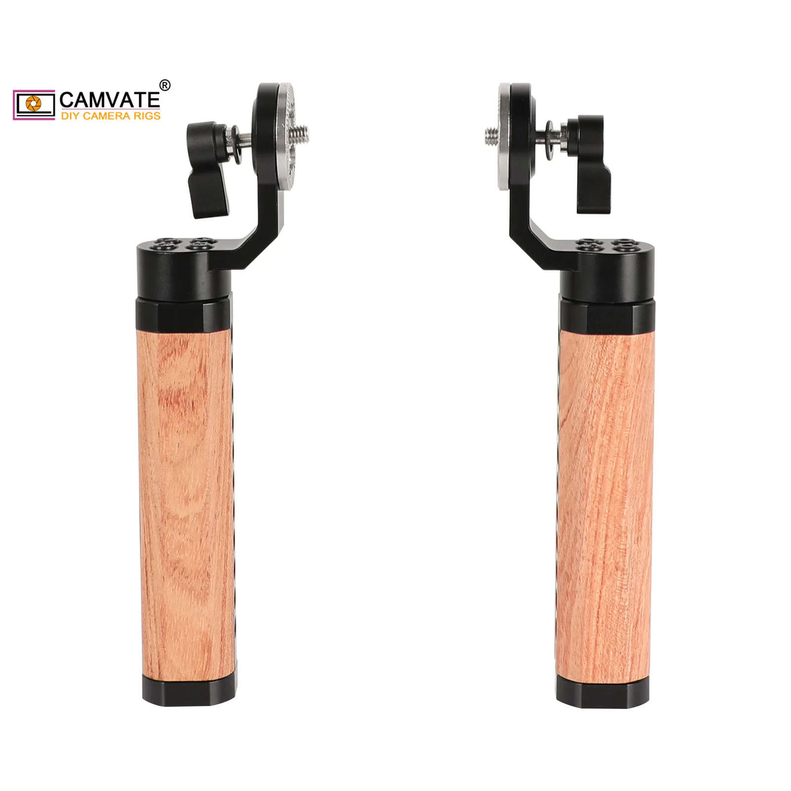 CAMVATE 2 предмета в комплекте с розочками деревянная рукоятка Стандартный M6 ARRI Rosette