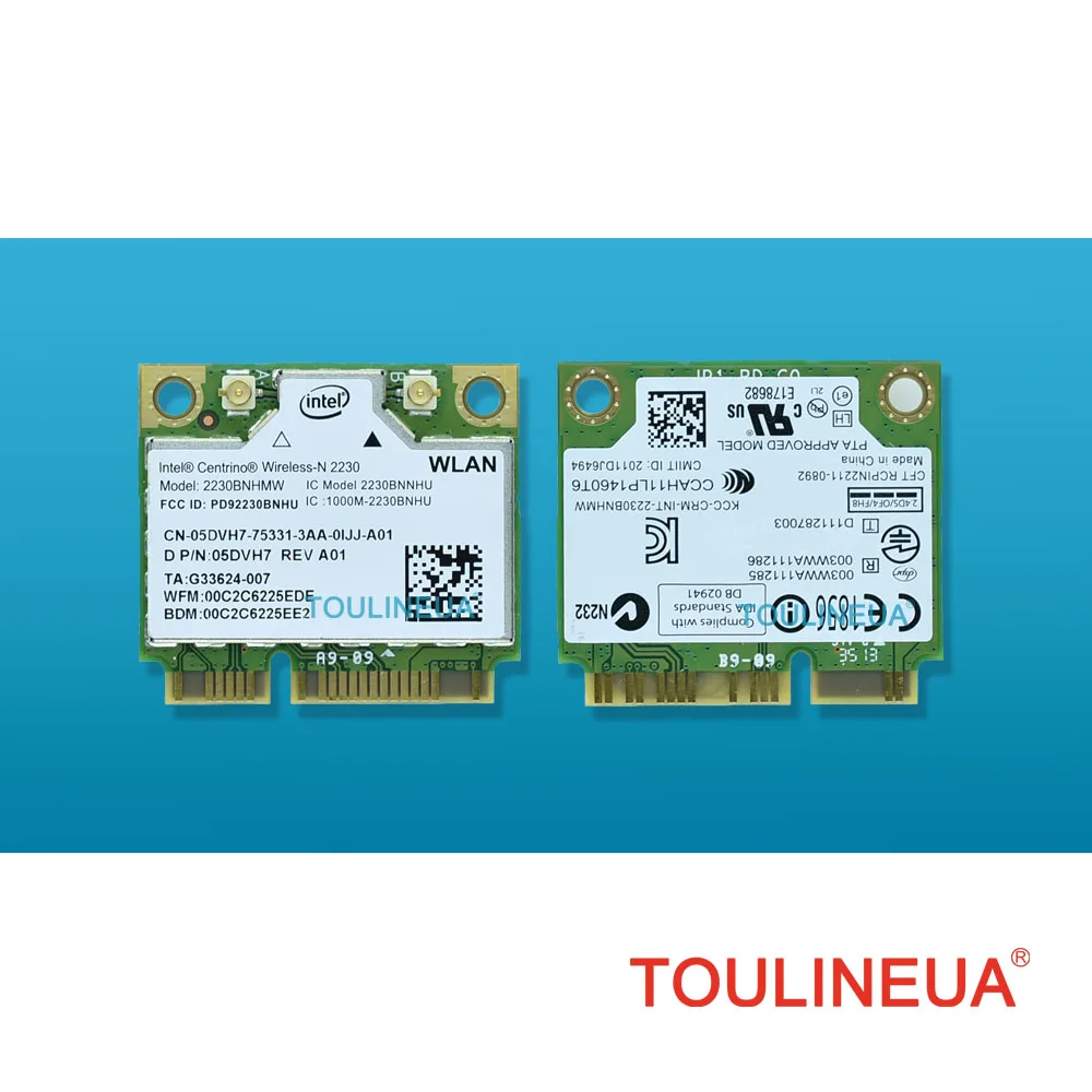 Беспроводная сетевая карта Intel 2230 2230BNHMW centino WiFi 300 Мбит/с Bluetooth4.0 Mini wlan wireless