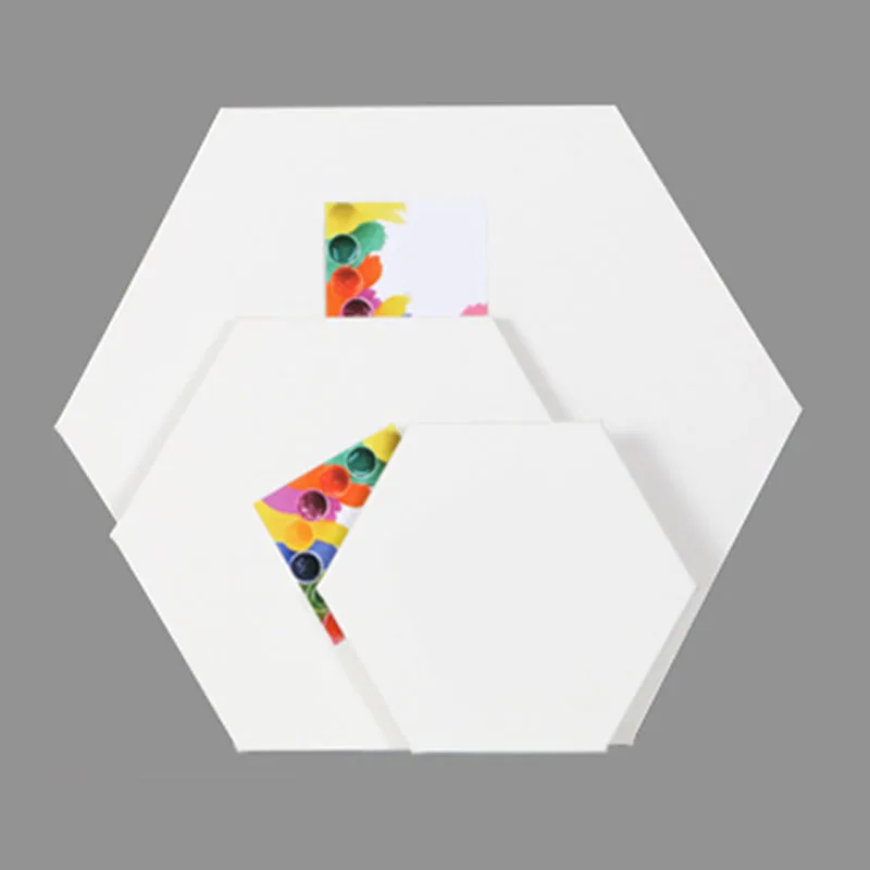 10 шт. шестигранная хлопковая деревянная рамка для профессионального художника