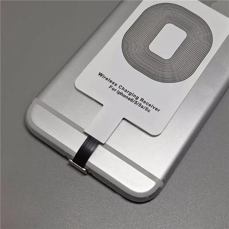 Беспроводное зарядное устройство приемник катушка Pad для iPhone 5 5S 6 6S Plus iPad Mini Smart Qi