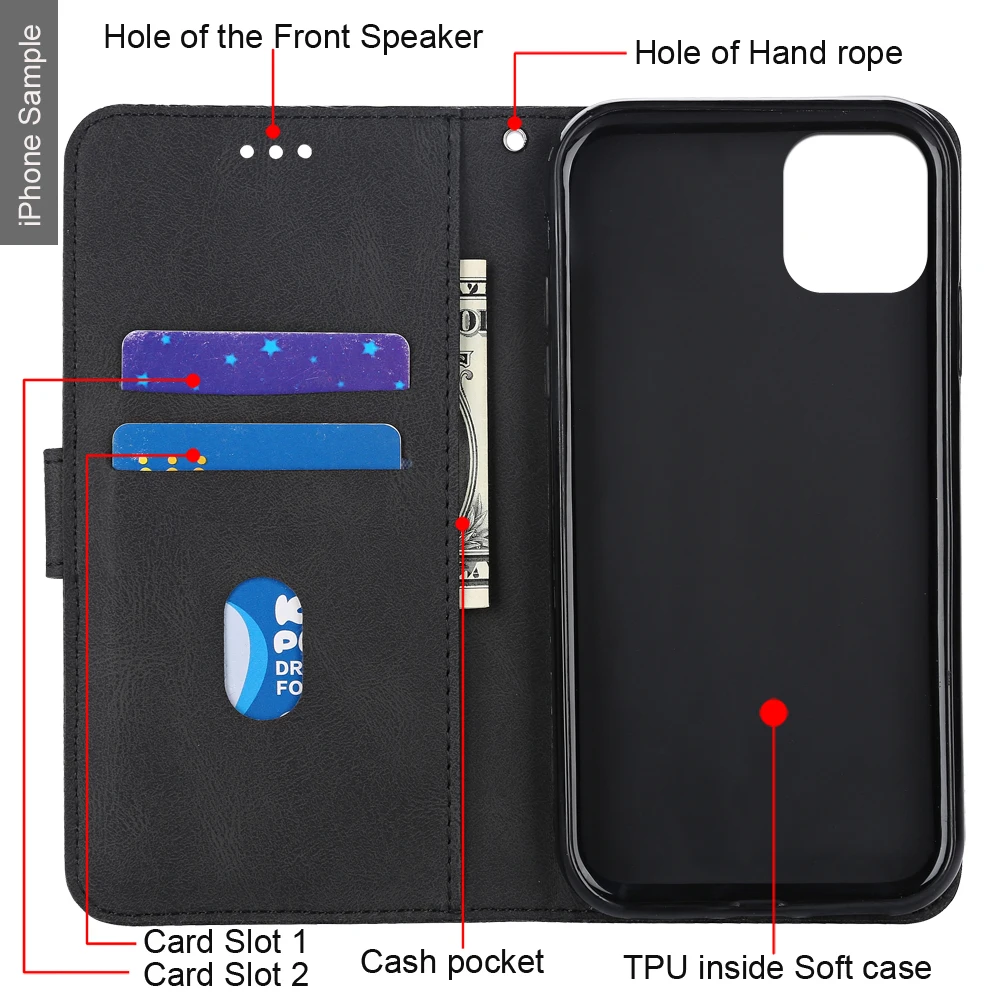 Luxury Leather Case for OPPO Reno3 China Flower Embossing CPH2173 PEEM00 Wallet Flip Phone Reno 3 Cover | Мобильные телефоны и