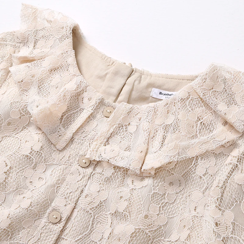 Детская одежда Balabala платье для девочек новинка 2019 Осеннее милое кружевное