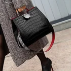 Высококачественные Женские Сумки из искусственной кожи, модная сумка-тоут через плечо из крокодиловой кожи, повседневные женские сумки-мессенджеры