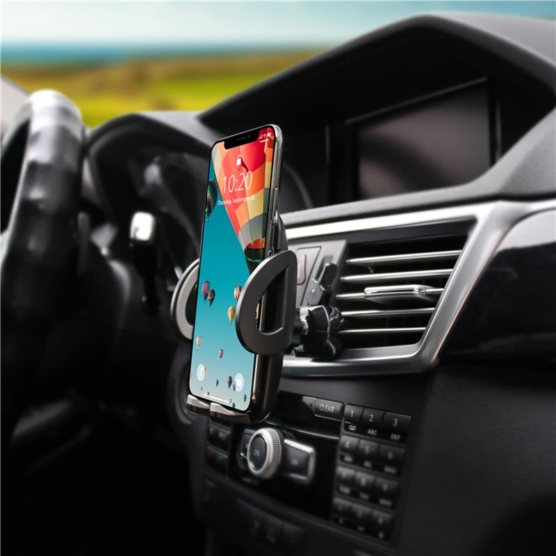 

Air outlet car phone air conditioning port universal car GPS navigator bracket cell phone holder