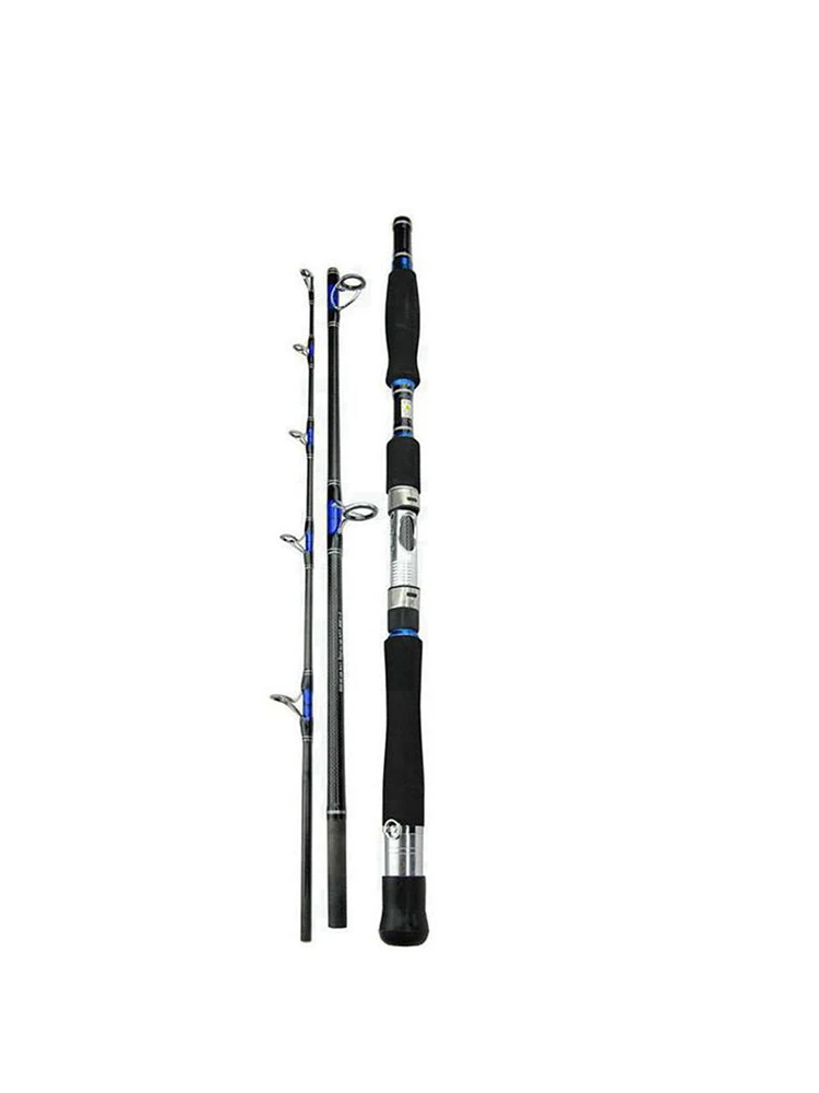 

Sea Fishing Boat Fishing Rod 1.8m-2.1m 3 Section Carbon Fibre Rotating/casting Fishing Rod Bait Sea Fishing Rod 70-250g