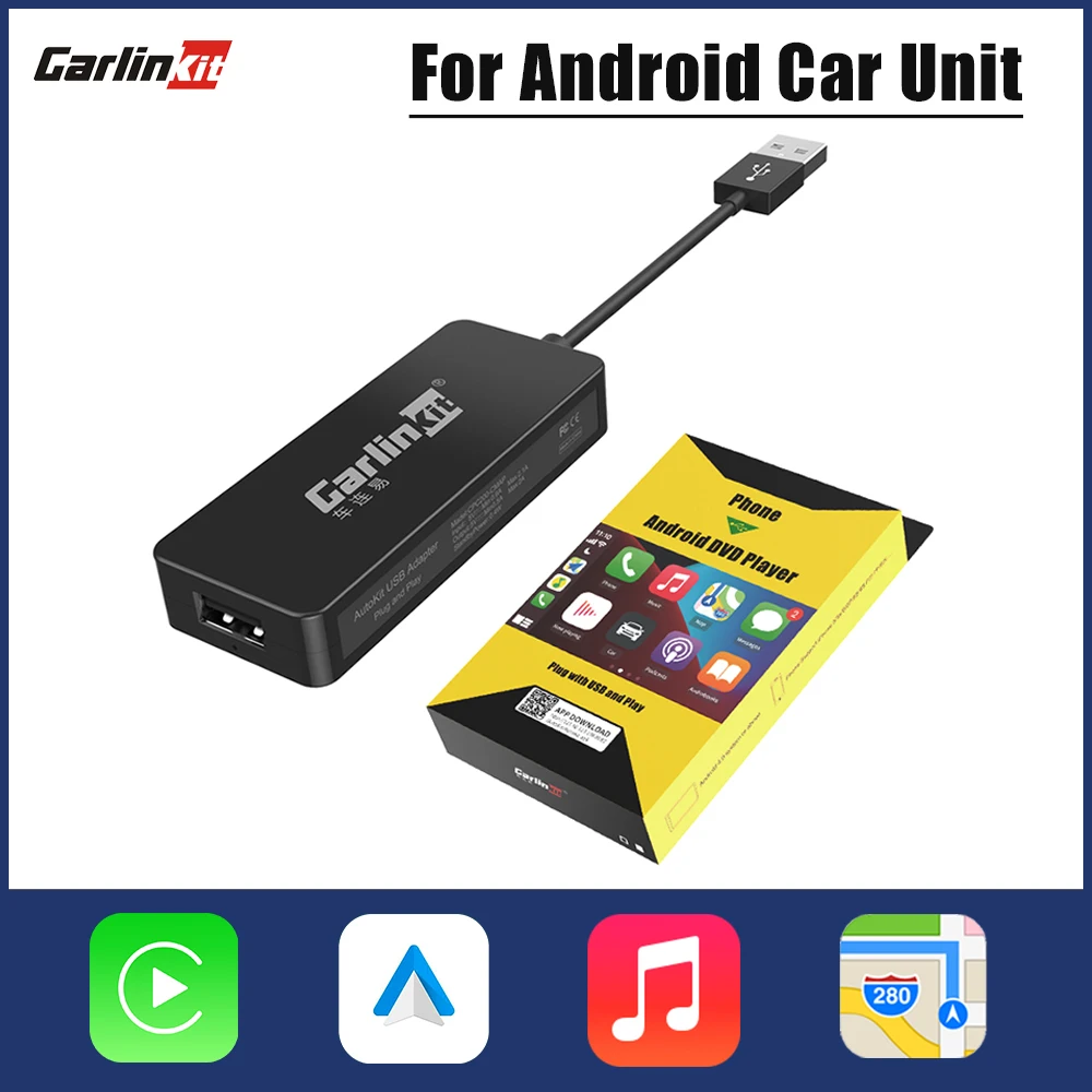 Carlinkit USB ключ проводной автомобильный адаптер для воспроизведения Android установки