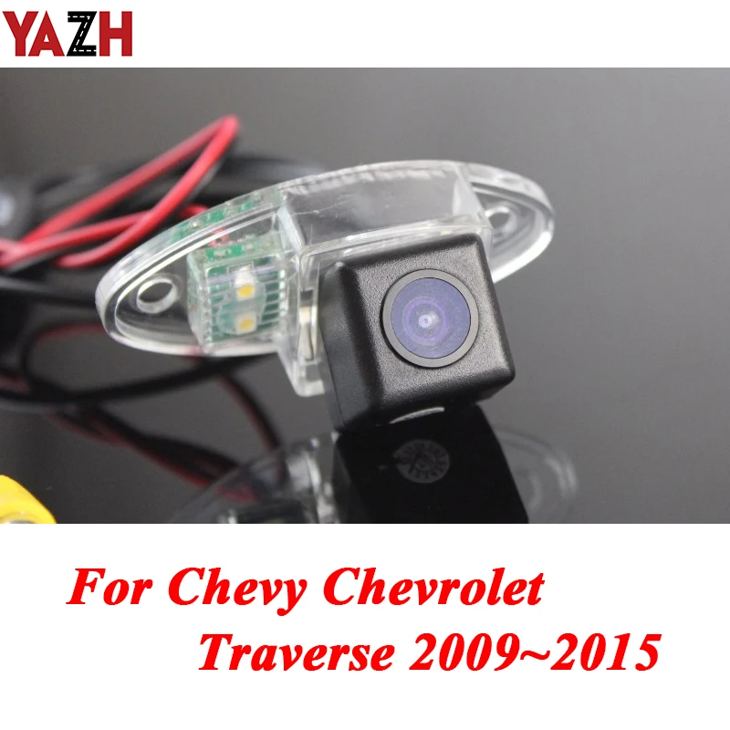 

YAZH For Chevy Chevrolet Traverse 2009~2015 Car Rear View Camera Wide Angle CCD Waterproof Car Backup Camera HD Night Vision