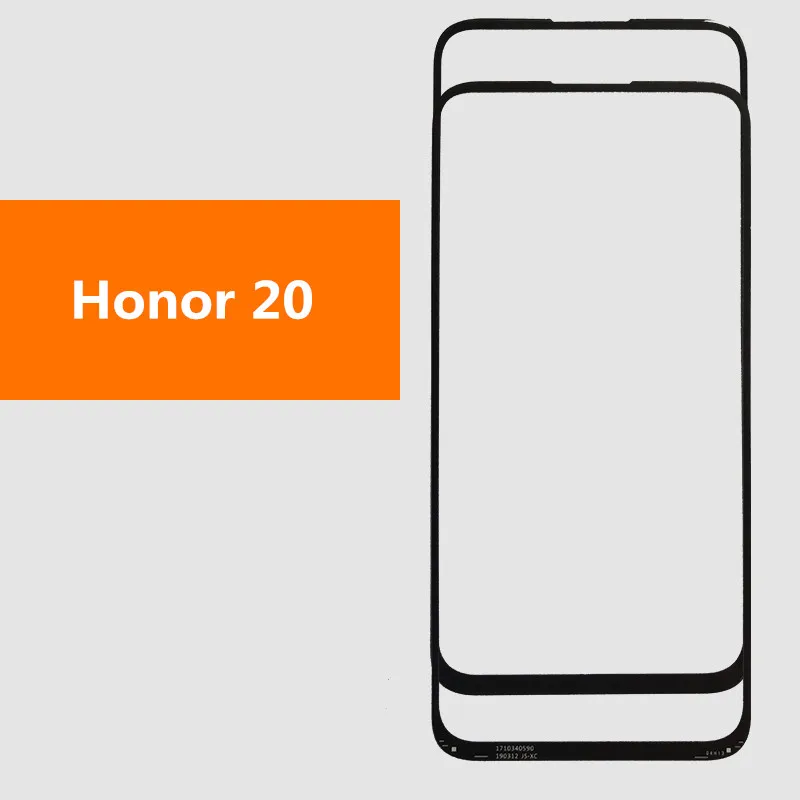 Сенсорный экран для Huawei Honor 20 передняя сенсорная панель ЖК-дисплей внешнее стекло