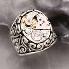 Оригинальные кольца для часов в европейском и американском стиле панк мужские и женские мужские ретро кольца