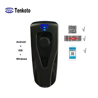 mini barcode scanner 2d wireless bar code laser scanner for android ios windows 1d bluetooth scanner