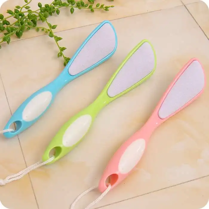 

peeling callus horniness tools Can Wash Feet Hanging Double Sided Grinding Foot Stone Brush Multi Function Rub Plantar Peeling