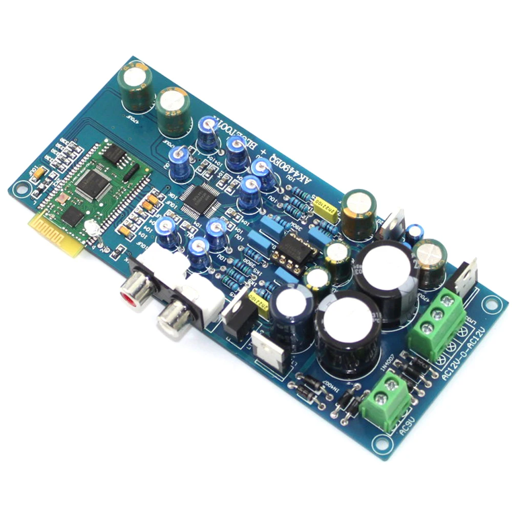 Плата аудиофильского декодера Bluetooth 4 0 I2S (Двойной источник питания) AK4490 YJ0087 |