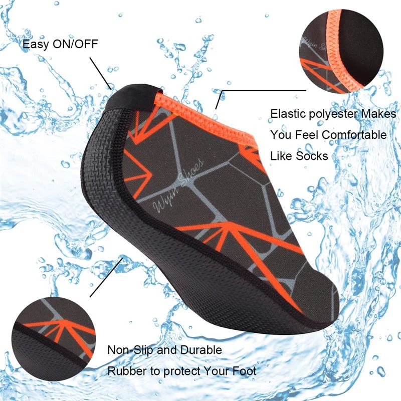 

Cute Kids Sea Water Shoes Anti-Slip Barefoot Shoes Kids Swimming Shoes For Child Sneakers Outdoor Beach Aqua Shoes