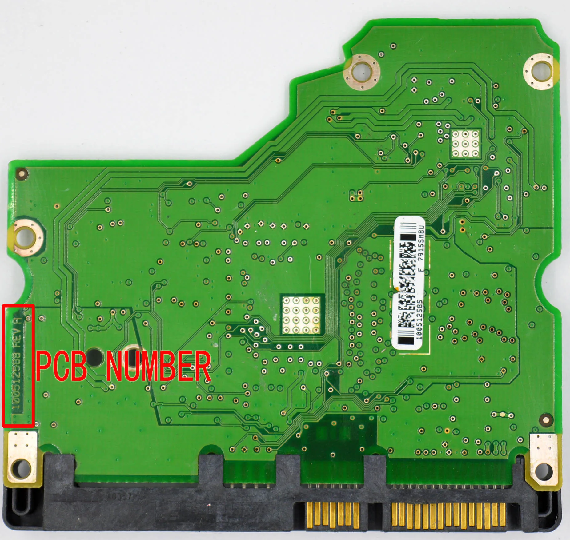 hard drive parts PCB logic board printed circuit 100512588 REV A for Seagate 3.5 SATA hdd data recovery repair | Компьютеры и офис