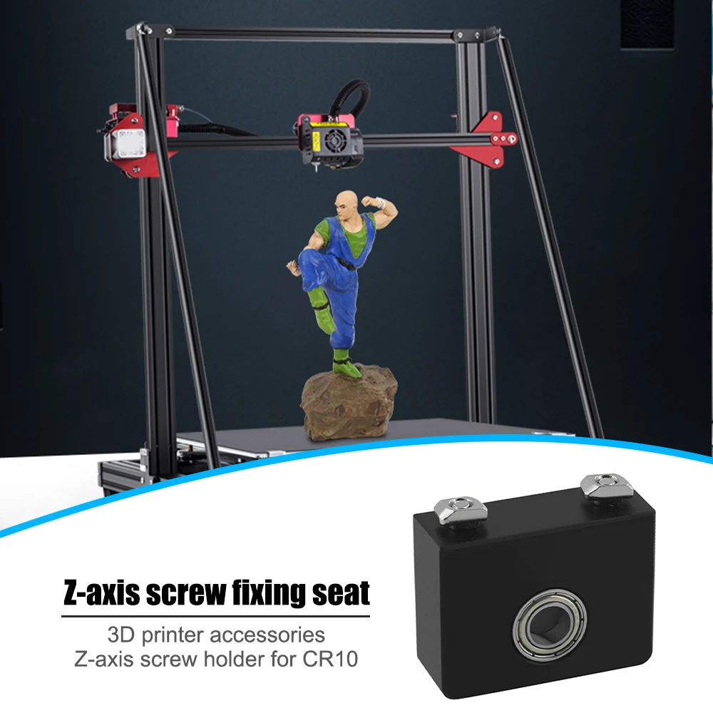 

Z-Axis Leadscrew Top Mount 3D Printer Accessories Aluminum Alloy Z-Rod Bearing Holder For Tornado Ender 3 Pro CR10