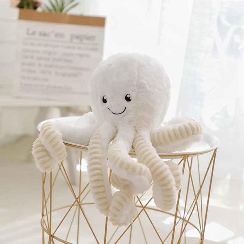 

Octopus Pendant Plush Stuffed Toy Lovely Simulation Soft Animal Home Accessories Cute Doll Children Gifts 18 cm