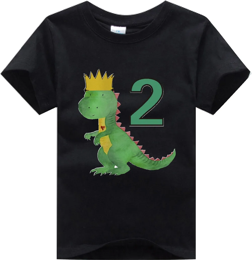 

T shirt boy do menino kids clothes girls anniversaire fille dinossauro ropa nia verano teen girls clothing Cotton