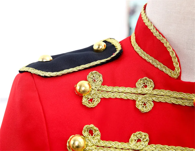 Пиджак мужской красный жакет Костюмный пиджак банкетное платье хор одежда для