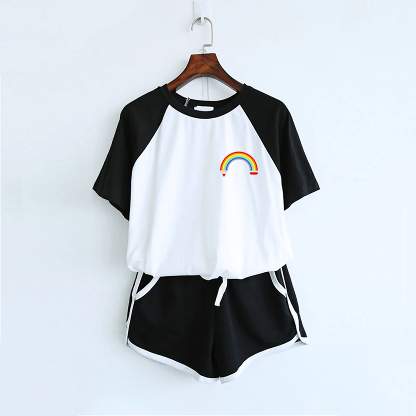 Женские пижамные комплекты 2021 мягкие милые женские летние модные шорты с