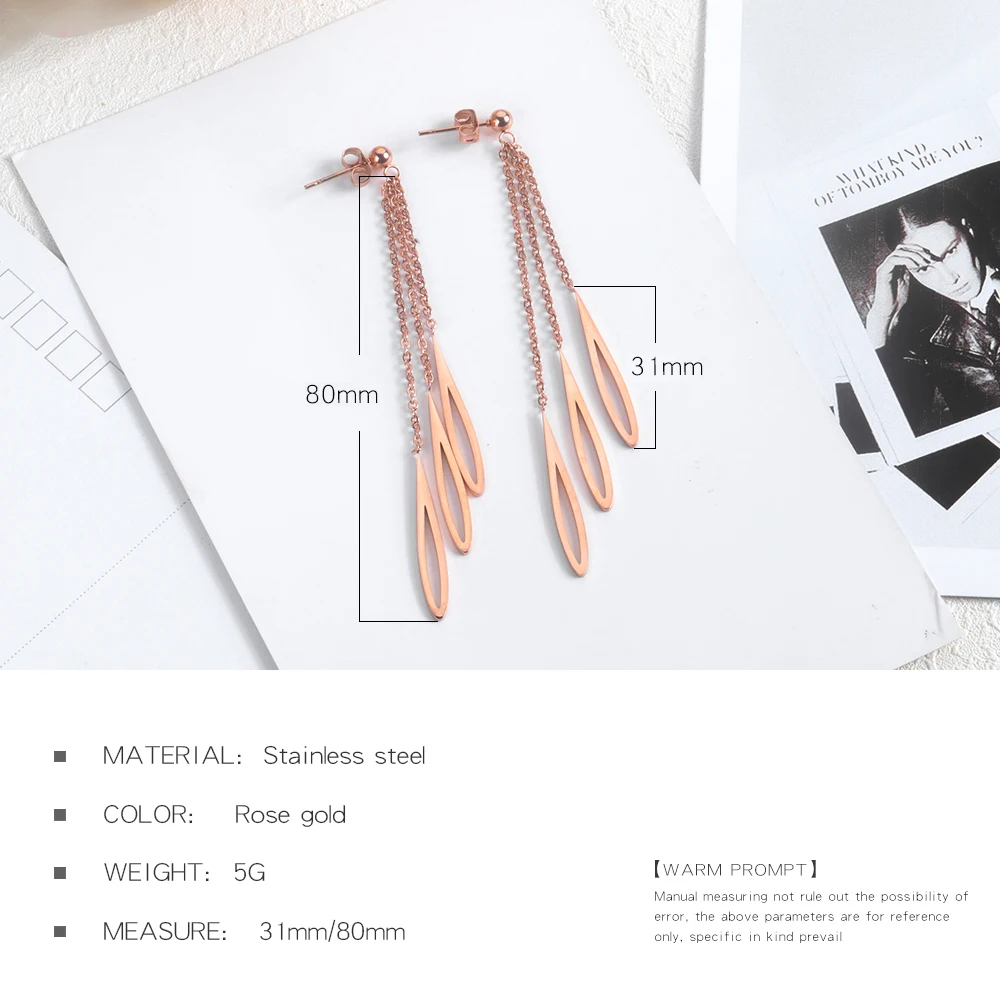 Брендовые ювелирные изделия трендовые свисающие женские серьги цвета розового