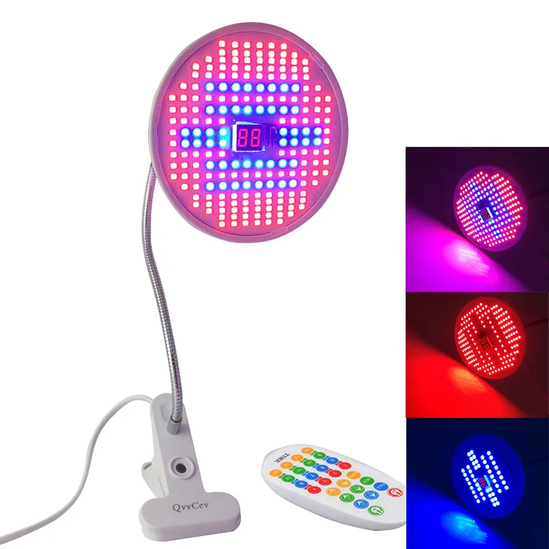 

NEW 204 LED timer plant Grow light phytolamp Fitolamp indoor vegs cultivo growing growbox home Flower Plants greenhouse