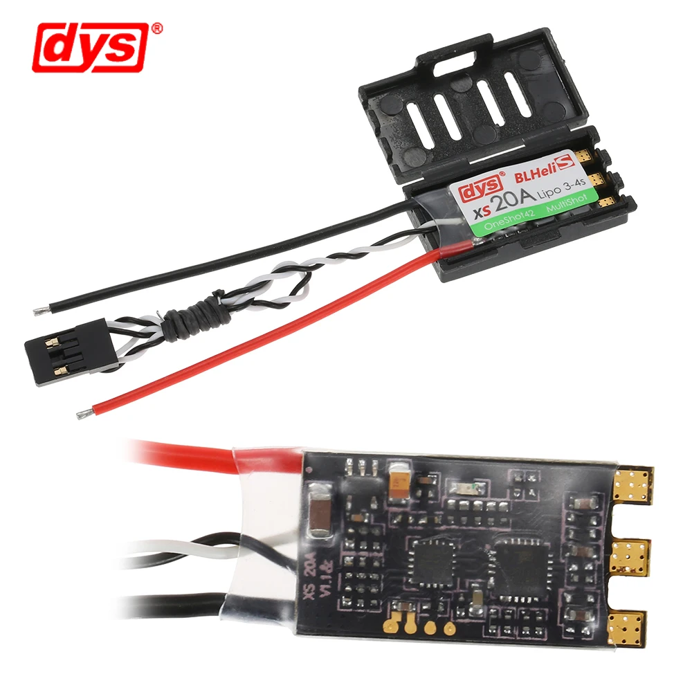 4 x DYS XS20A Mini 20A BLHeli ESC OPTO 3-4s для mini 250 Quad Multi-Rotor | Игрушки и хобби