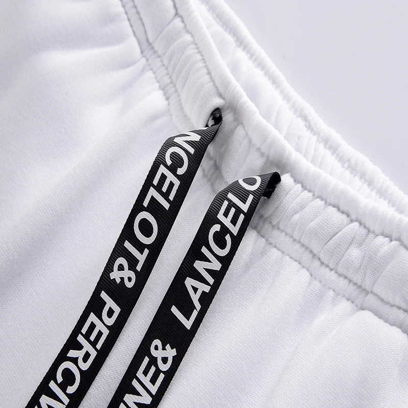 Patchwork Men Tracksuit Hoodies Sweatshirt and Pants Sets Pullover Hooded Sweatshirts White Black Casual Suit Male Outfits 2021 | Мужская