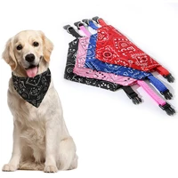 dog bandanas bibs large pet scarf adjustable pet cotton plaid washable bow tie collar cat scarf for big dog accessories kerchief