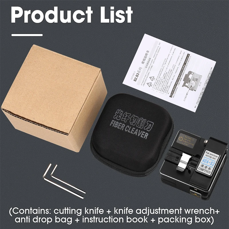 SKL S2 Ножи кливеры из волокна волоконно оптический кабель синие ножи для