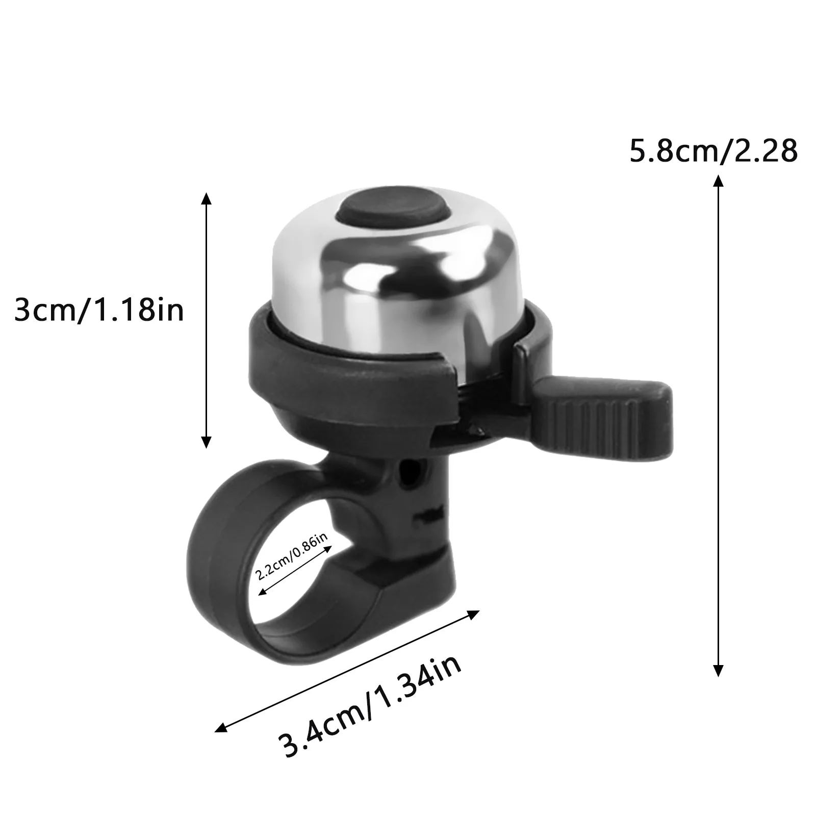 

Mechanical Aluminum Bell Sport Bike Mountain Road Cycling Bell Ring Metal Horn Safety Alarm Outdoor Cycle Accessories