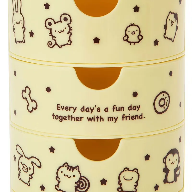 

Children Cartoon Drawer Type Storage PP Box 3Color Three-Layer WJ01