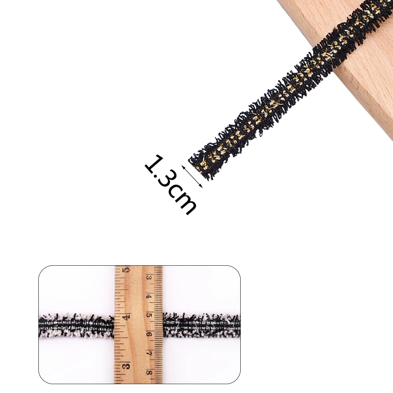 5 ярдов 1 3 см черные и белые трикотажные ленты хлопковая кружевная отделка