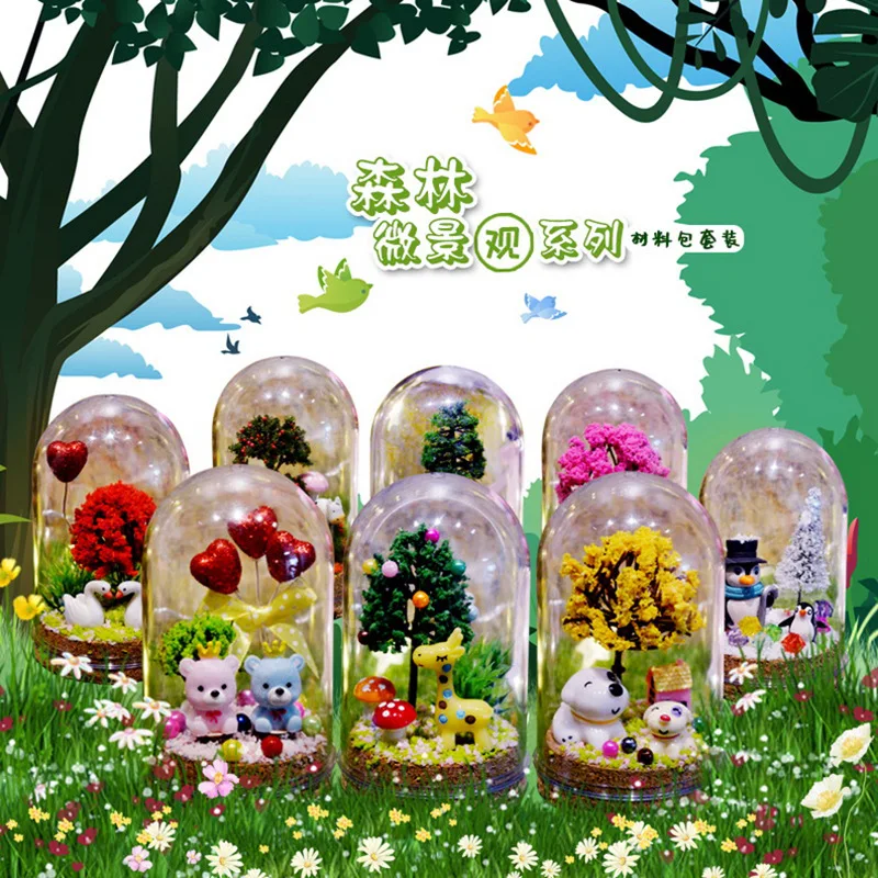 Детские развивающие игрушки ручной работы креативный деревянный пейзаж