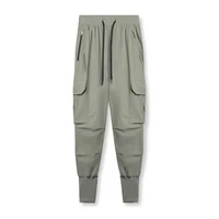 2021 new mens sports pants summer fitness training jogging sports pocket design thin cotton sports pants