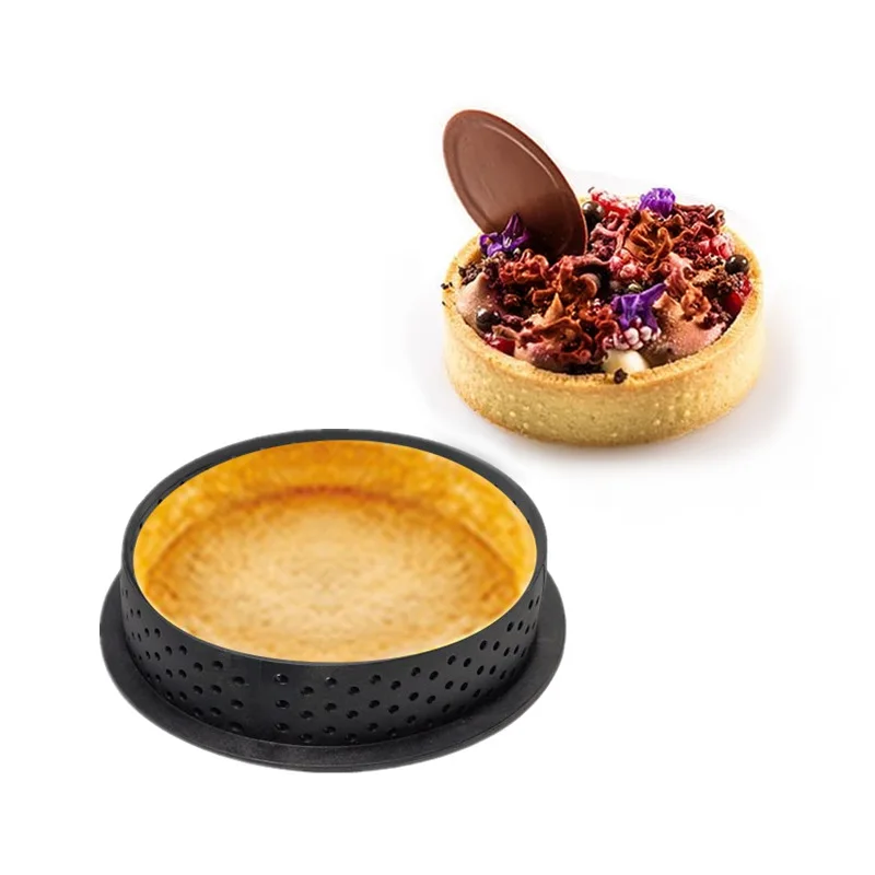 

Tart Ring Baking Molds Tartlet Bakeware DIY Cake French Dessert Biscuits Kitchen Baking Tools Silicone Pastry Mold