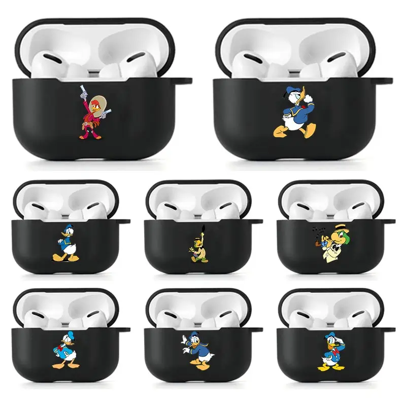 

Earphone Case For Apple Airpods Pro Soft Silicone Wireless Bluetooth Headphone Protective Cover Disney The Three Caballeros
