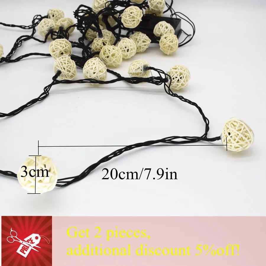 Светодиодный светильник строка 6 м 30 светодиодный гирлянда строки солнечный s