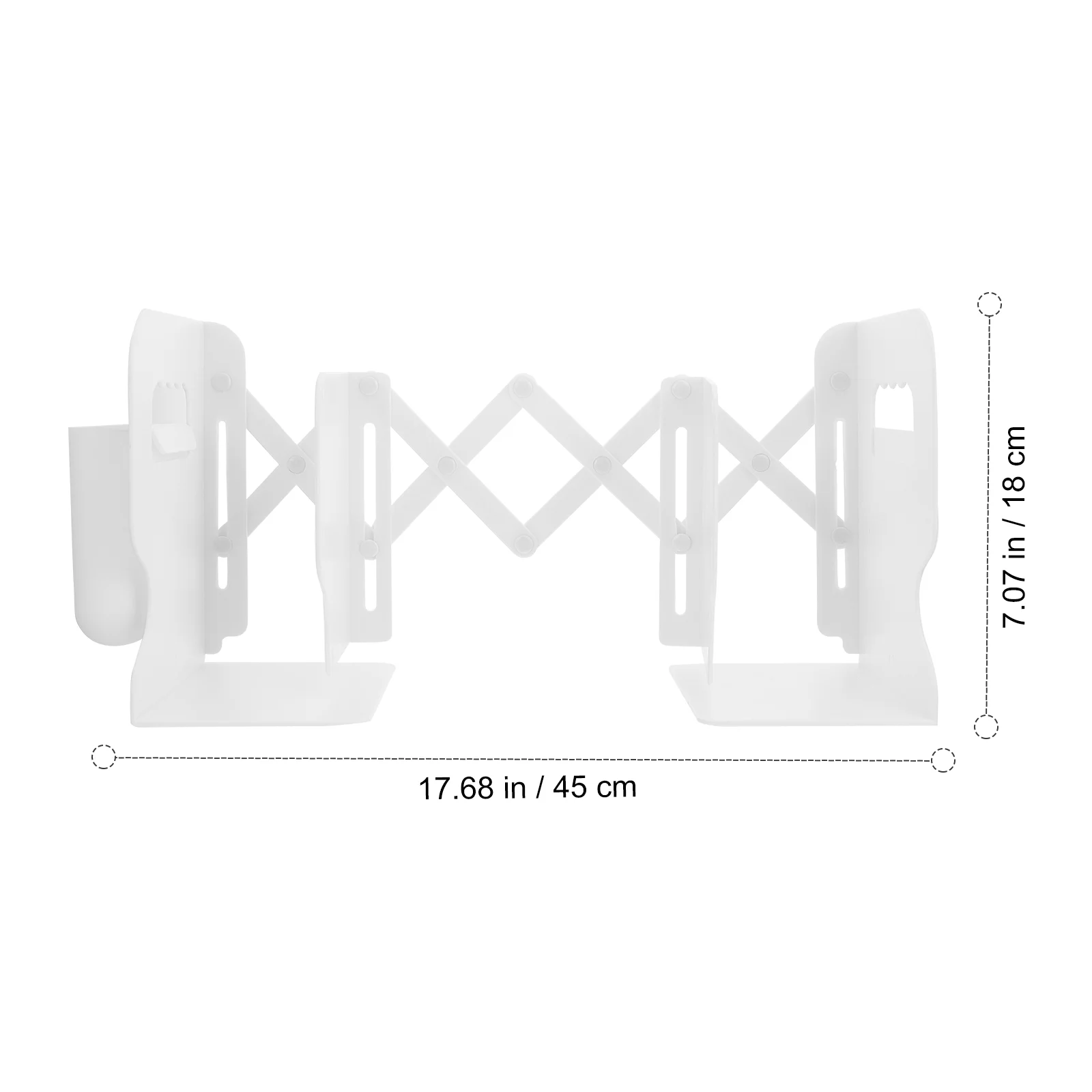 

1Set Simple Decorative Bookend Scalable Bookshelf Desktop Book Storage Rack