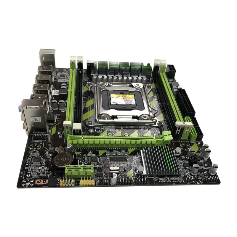 

X79G Motherboard LGA 2011 DDR3 Mainboard E5 2620 CPU 2x4G Memory Card for In-tel
