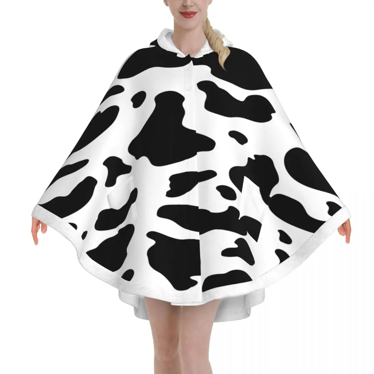 

Коровья Толстовка одеяло для взрослых детей зимняя Толстовка флисовое большое одеяло для телевизора рукав свитер пуловер Толстовка